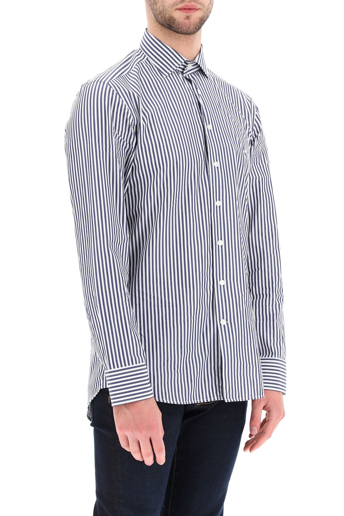 STRIPED SHIRT PEGASUS LOGO - 3