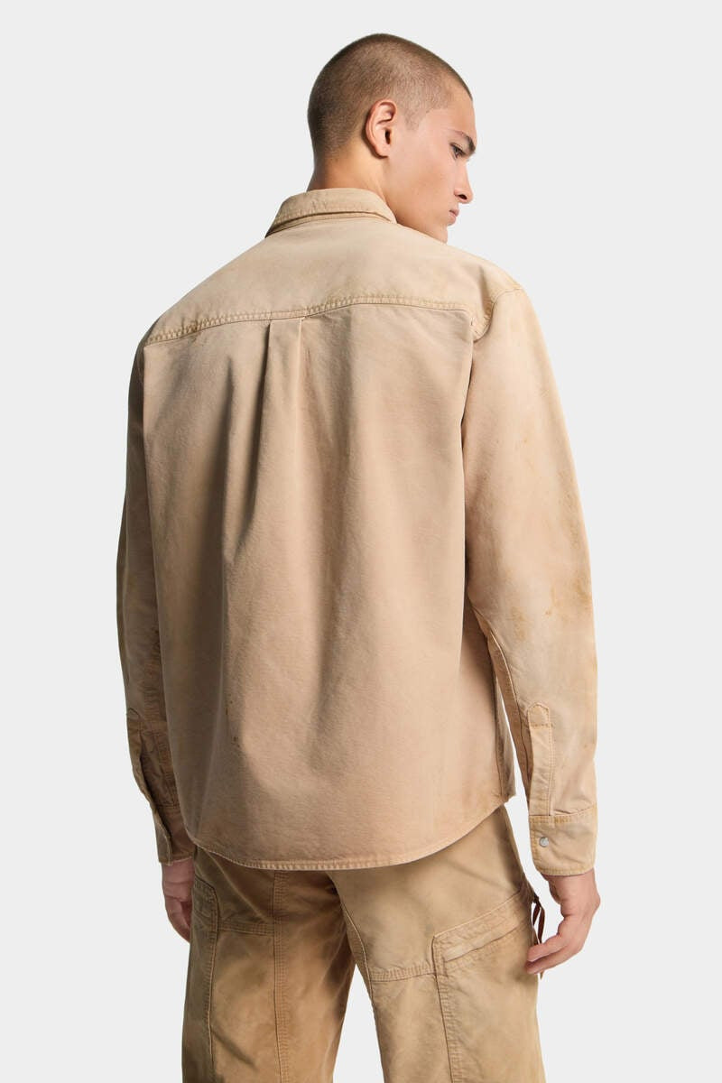 GARMENT DYED CARPENTER SHIRT 5