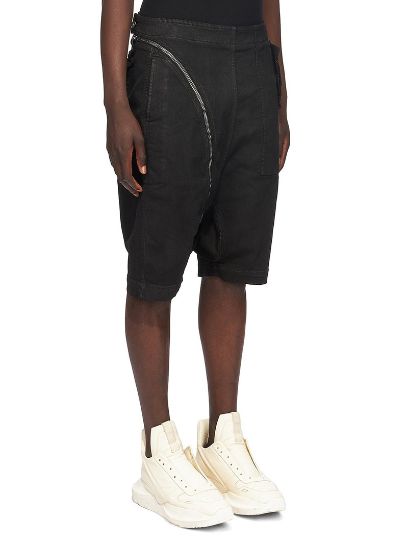 Rick Owens DRKSHDW strap-detail drop-crotch shorts outlook