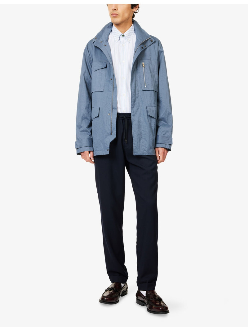 Paul Smith Funnel-Neck Field Woven Jacket outlook