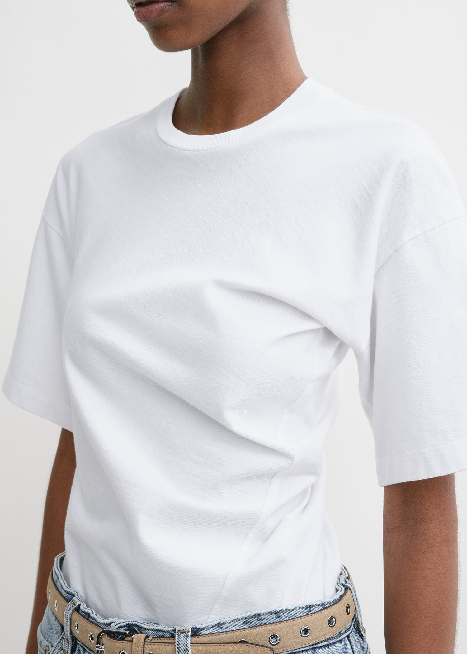 Twisted jersey tee off-white - 5