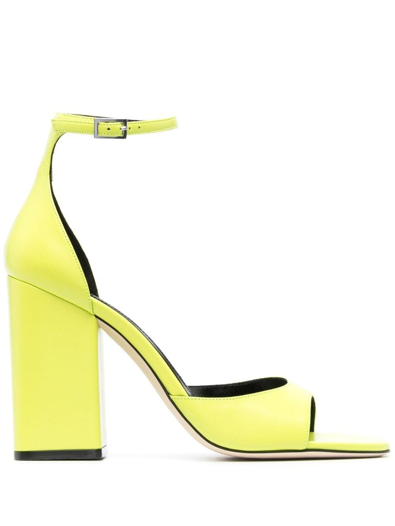 Fiona 100mm 블록 힐 샌들 1