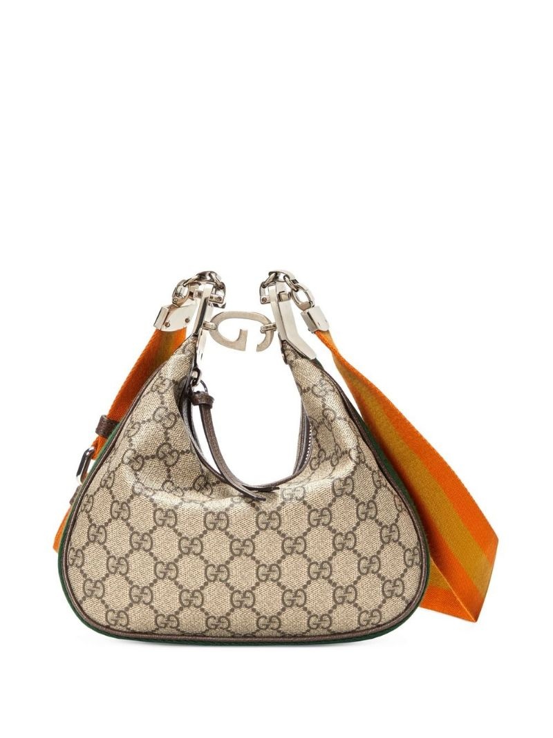 Gucci GG Supreme interchangeable-strap shoulder bag - Neutrals