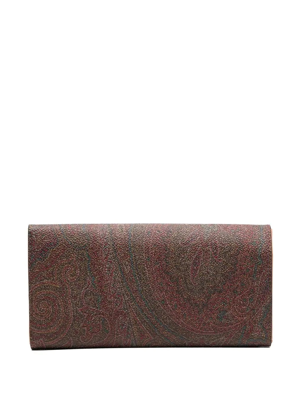 paisley-print coated canvas wallet - 2