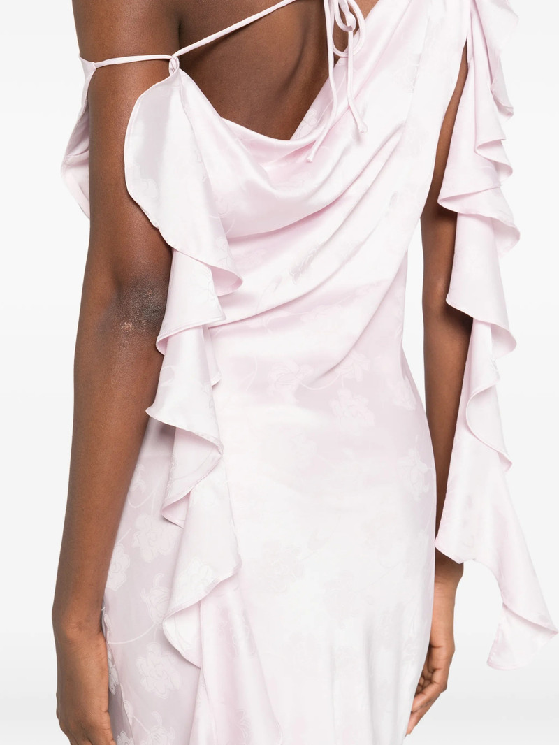 ROTATE Rotate ROTATE MAXI WATERFALL DRESS SCOOP NECK outlook