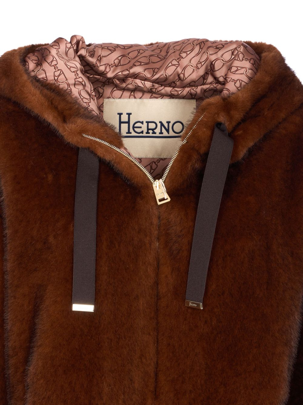 faux-fur hooded jacket - 3