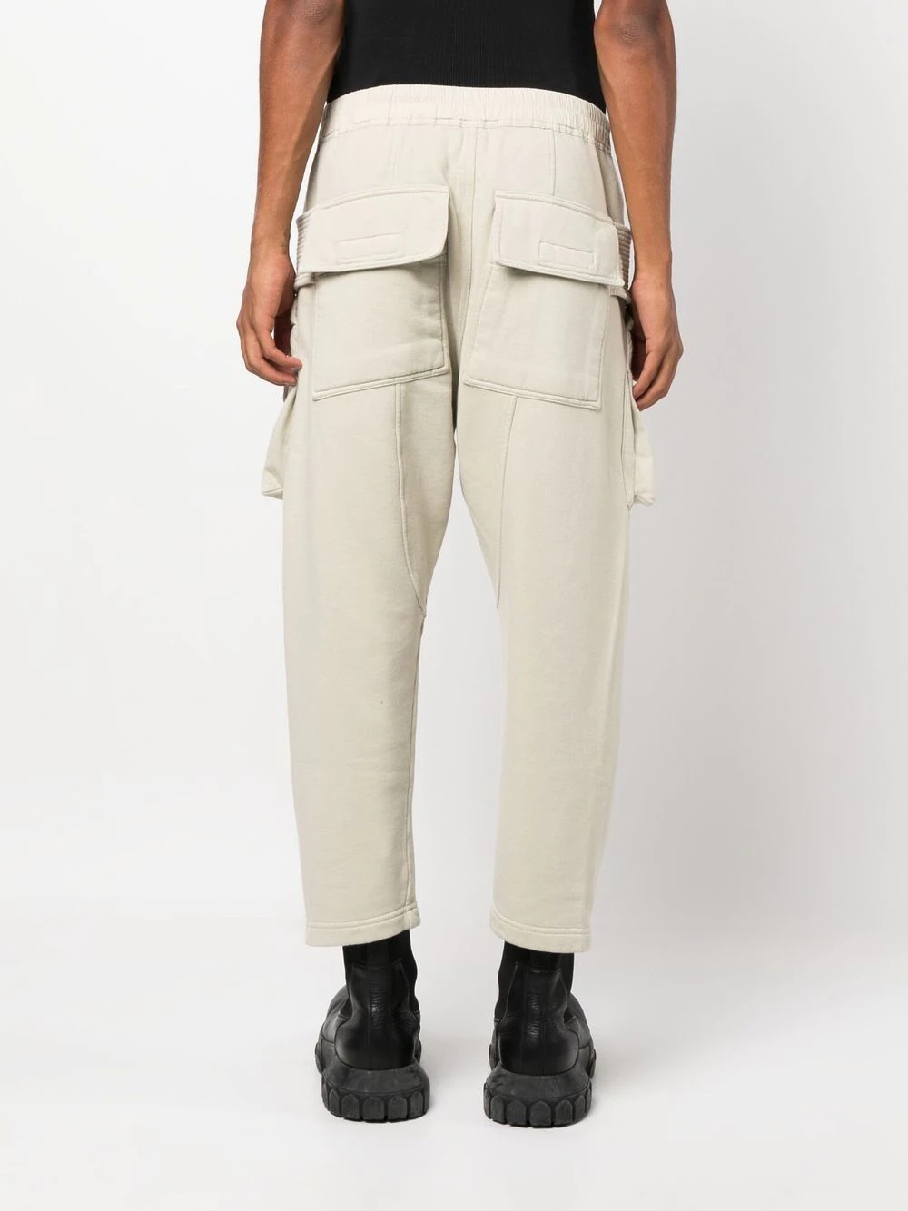 tapered cargo-pocket trousers - 4