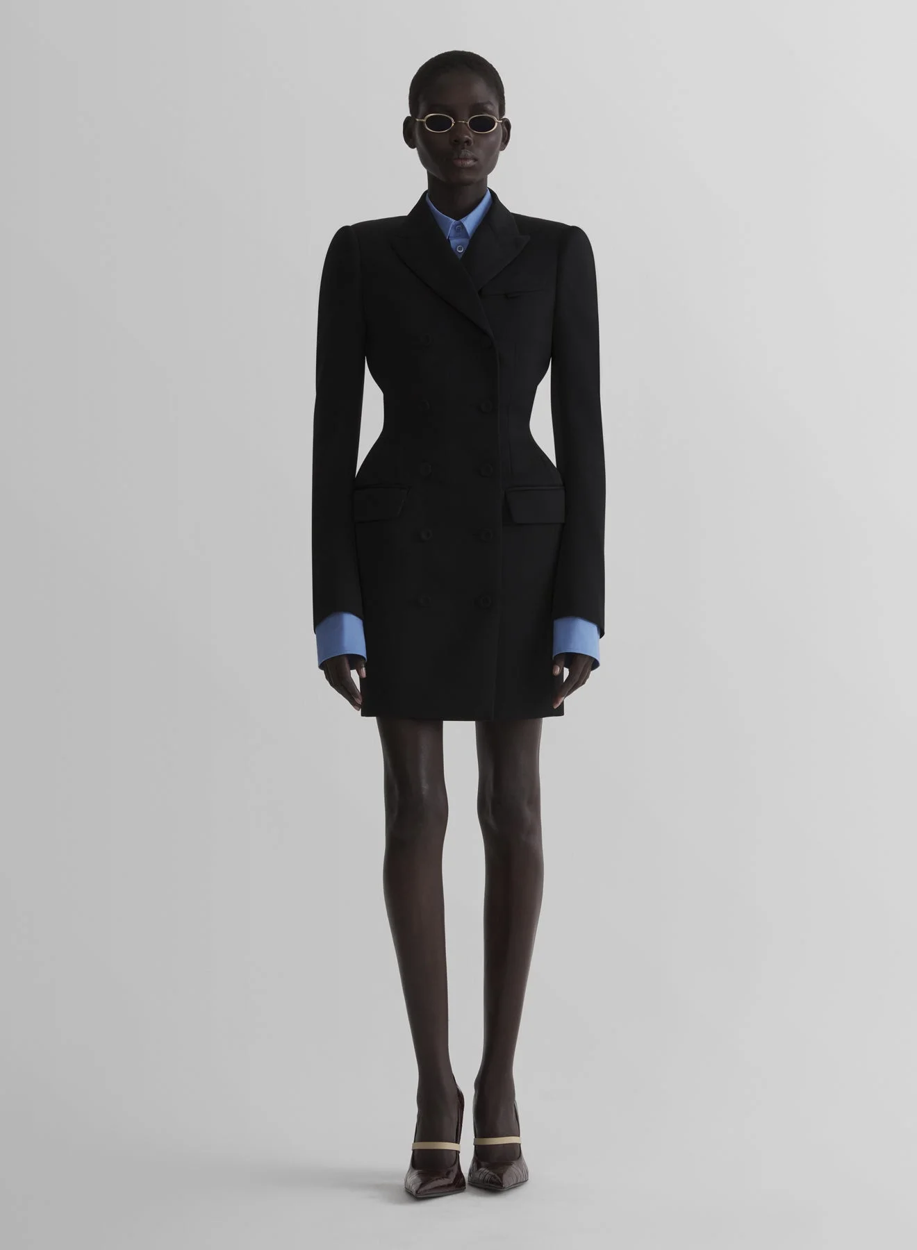 black hourglass dress jacket - 1