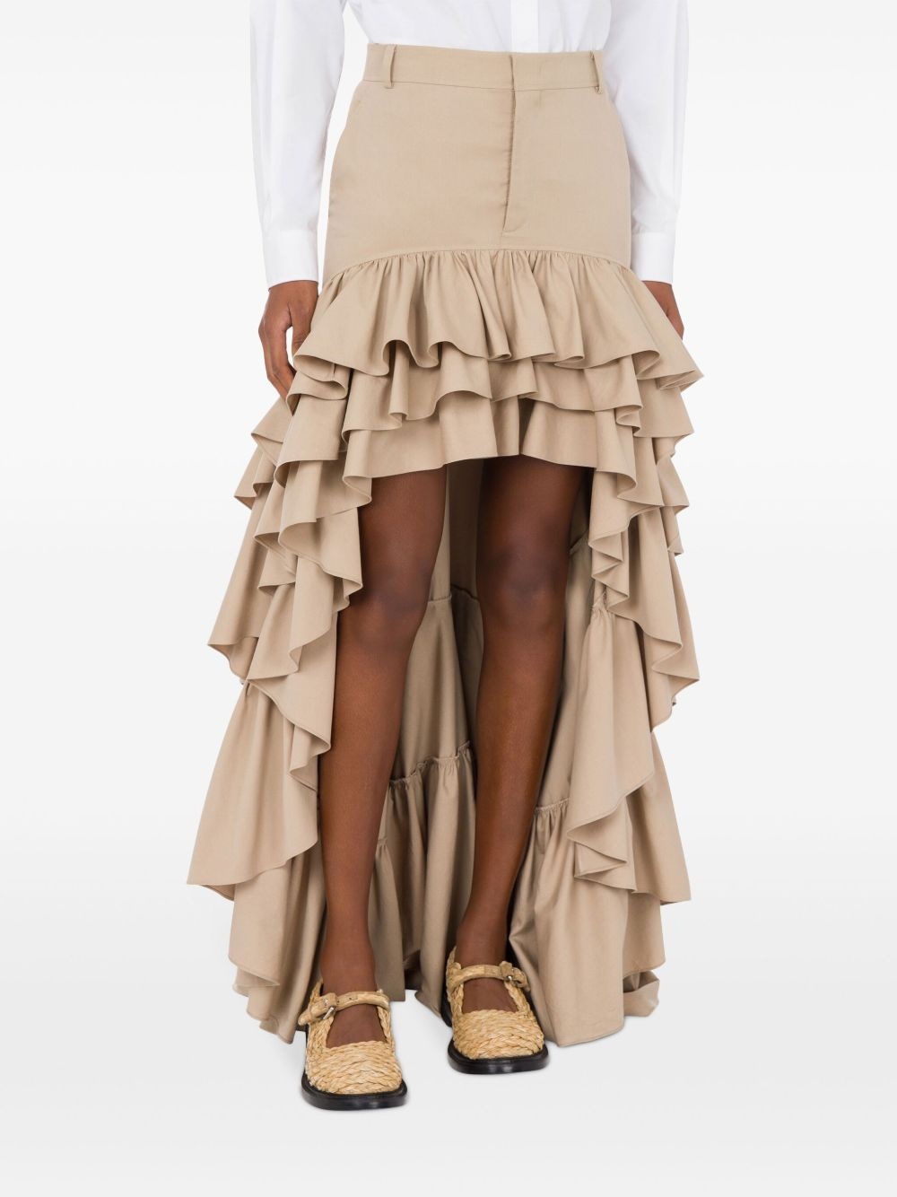 ruffled maxi skirt - 2
