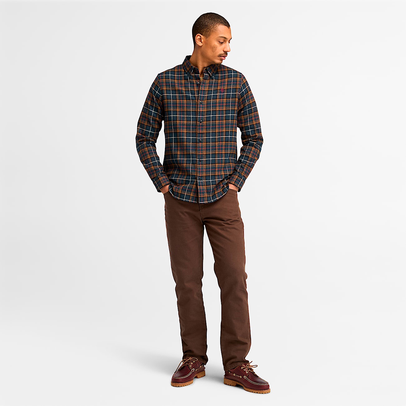Men's Midweight Flannel Check Shirt - 3