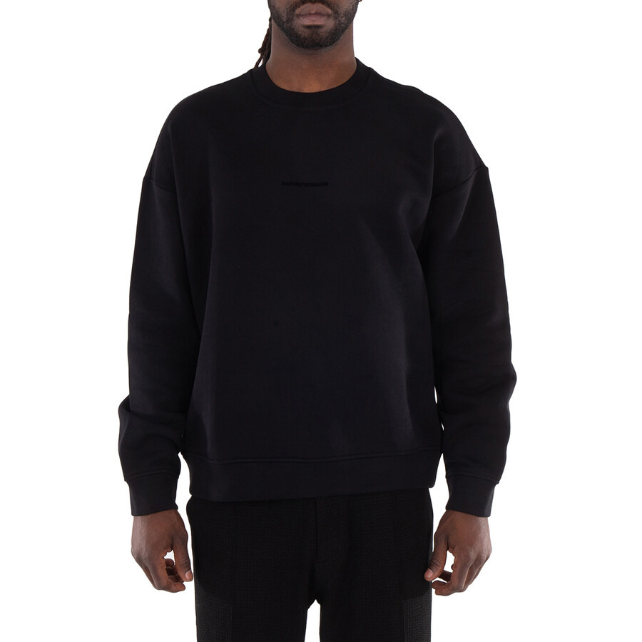 Emporio Armani Embroidered Logo Crew Neck Sweatshirt - 3