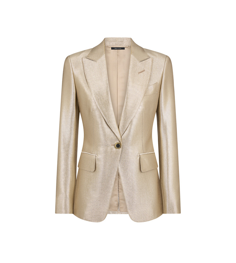 SINGLE BREASTED PEAK LAPEL JACKET 1