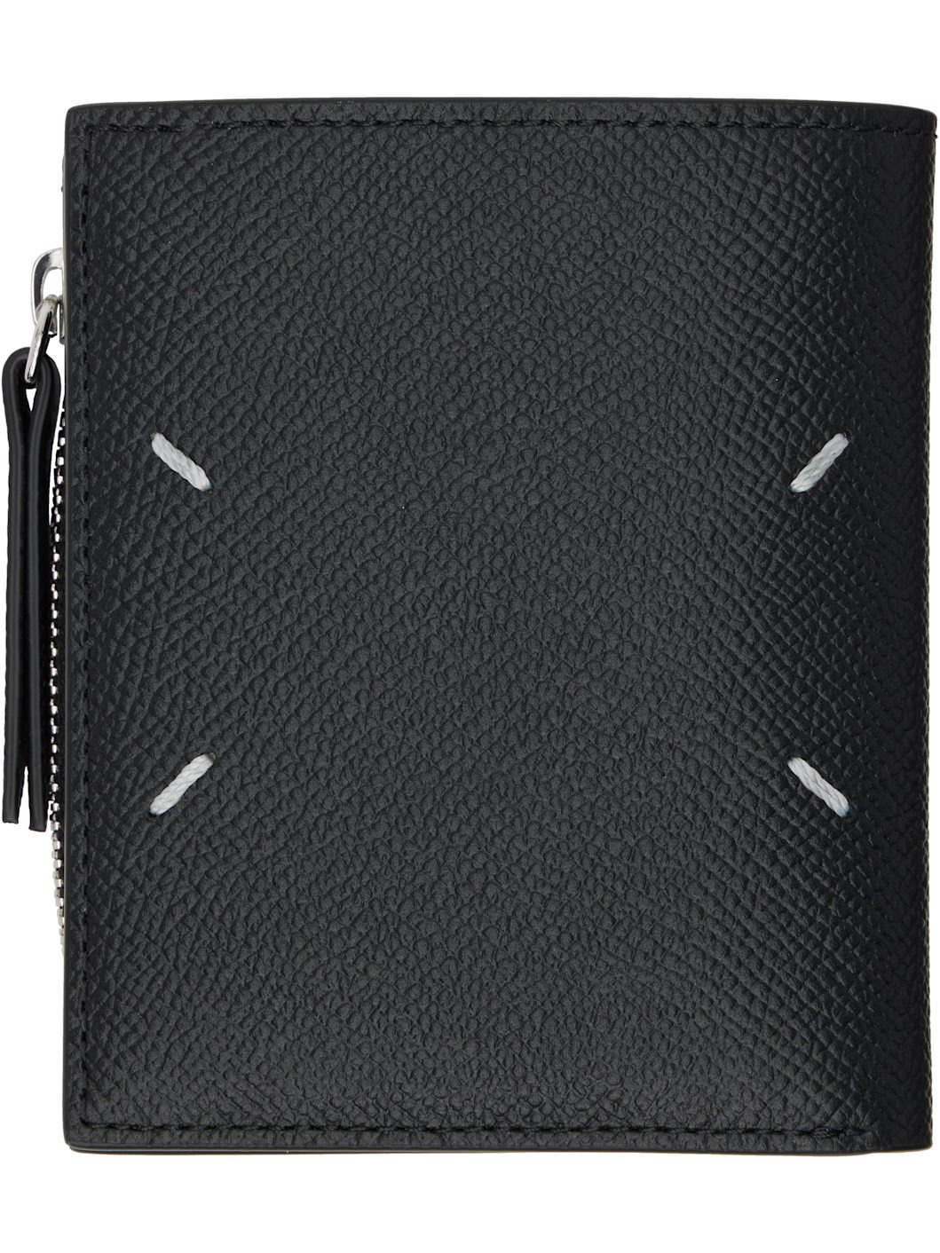 Black Flip Flap Small Wallet - 2
