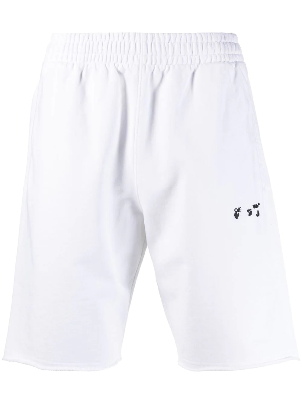 Swimming Man-logo elasticated cotton shorts - 1