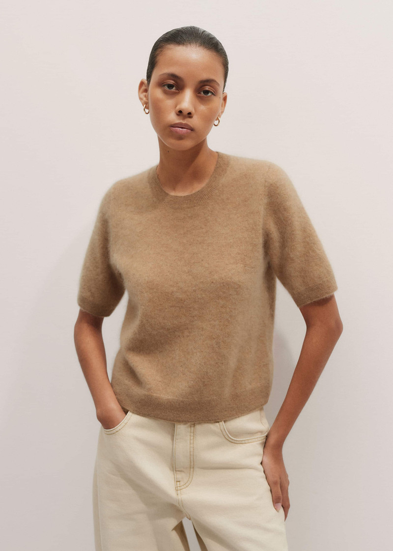 Crop Knit Tee 7