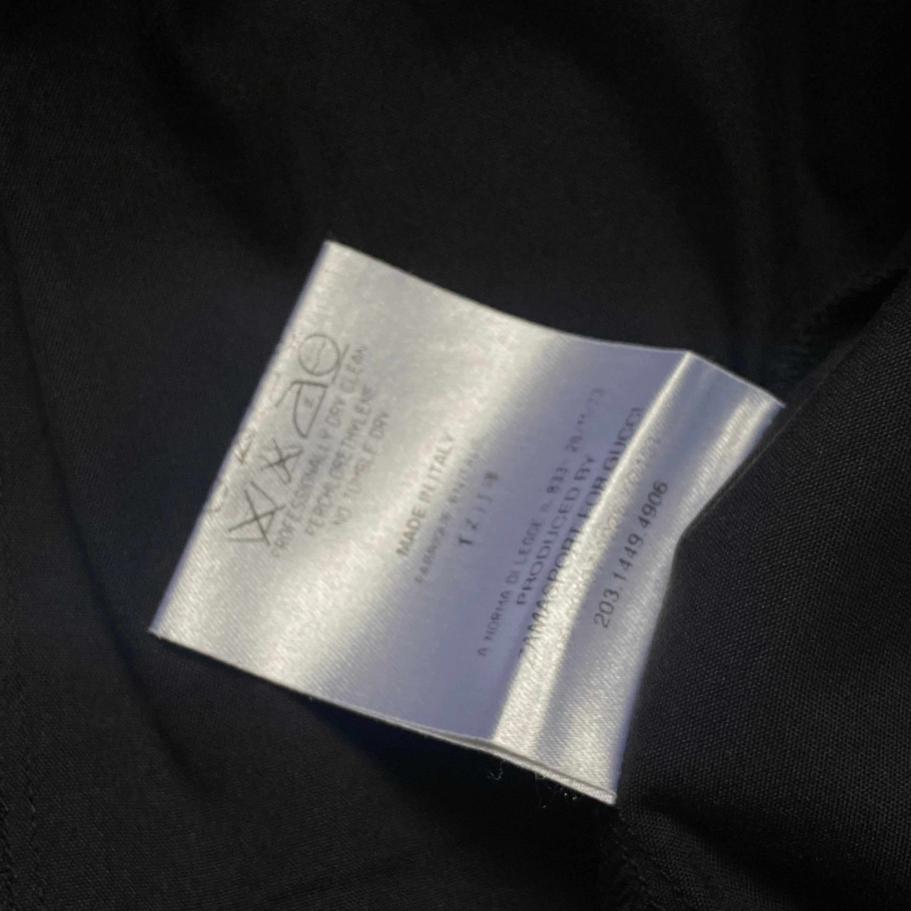 Gucci tom ford black hook shirt - 8