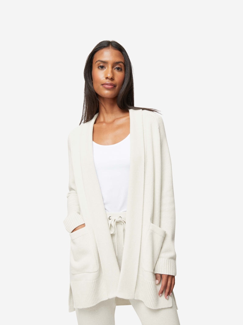 Women's Cardigan Nina Cashmere Winter White - 5