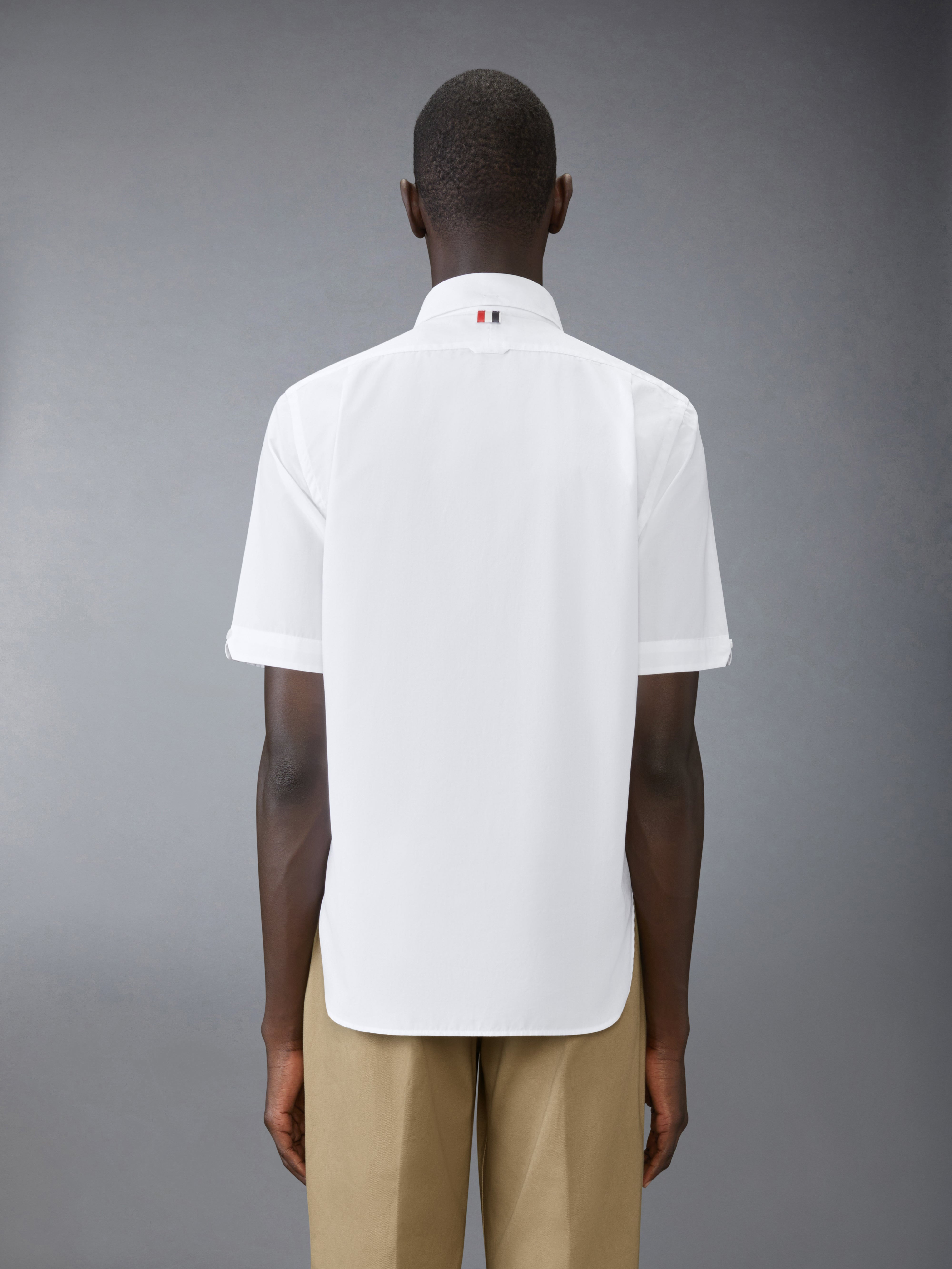 Poplin Round Hem Shirt - 4