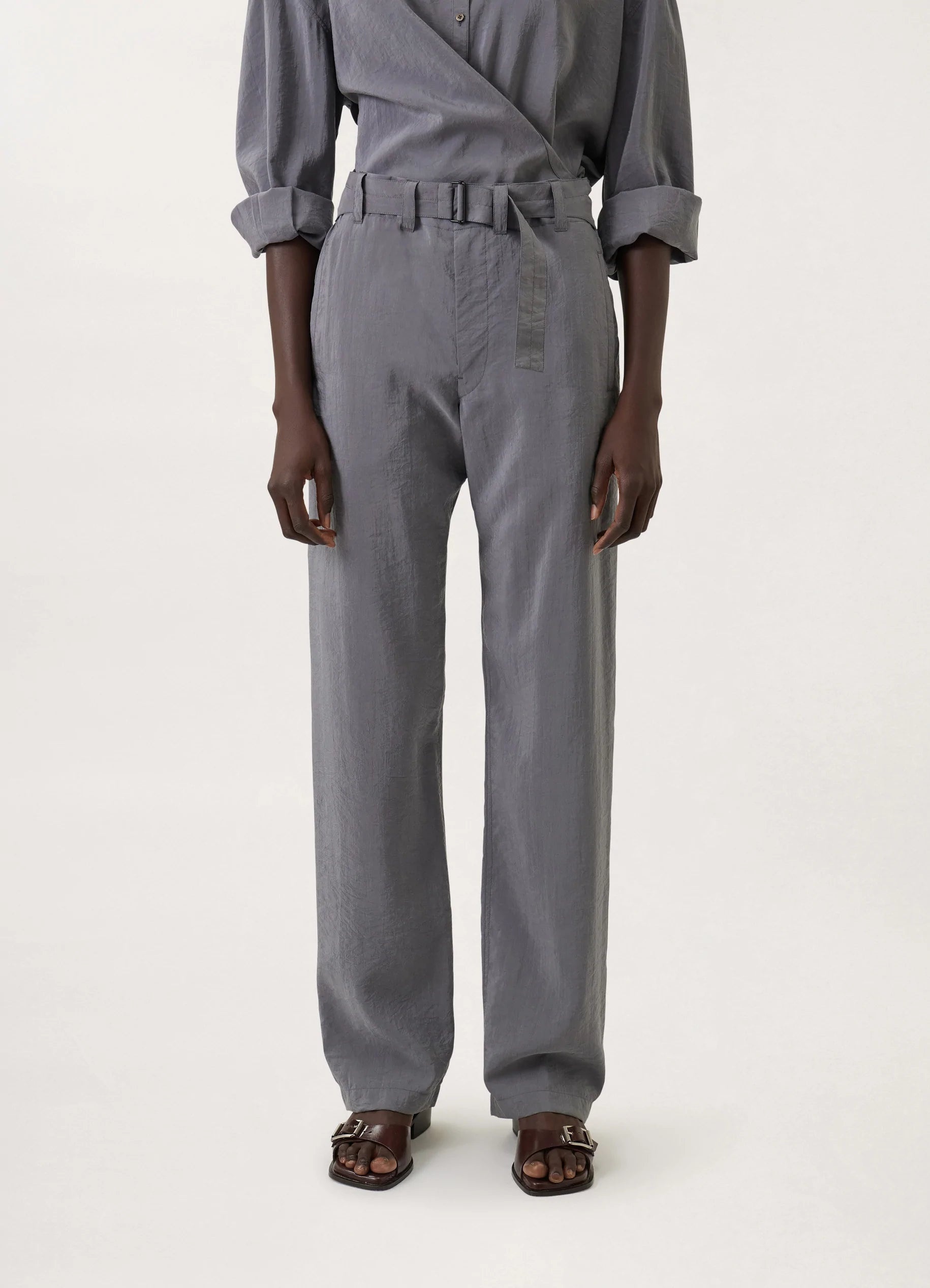 SOFT BELTED PANTS
DRY SILK - 3