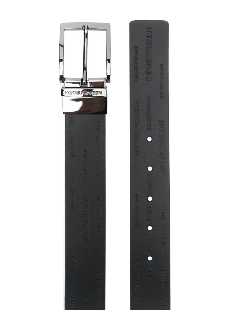 EMPORIO ARMANI Leather belt outlook