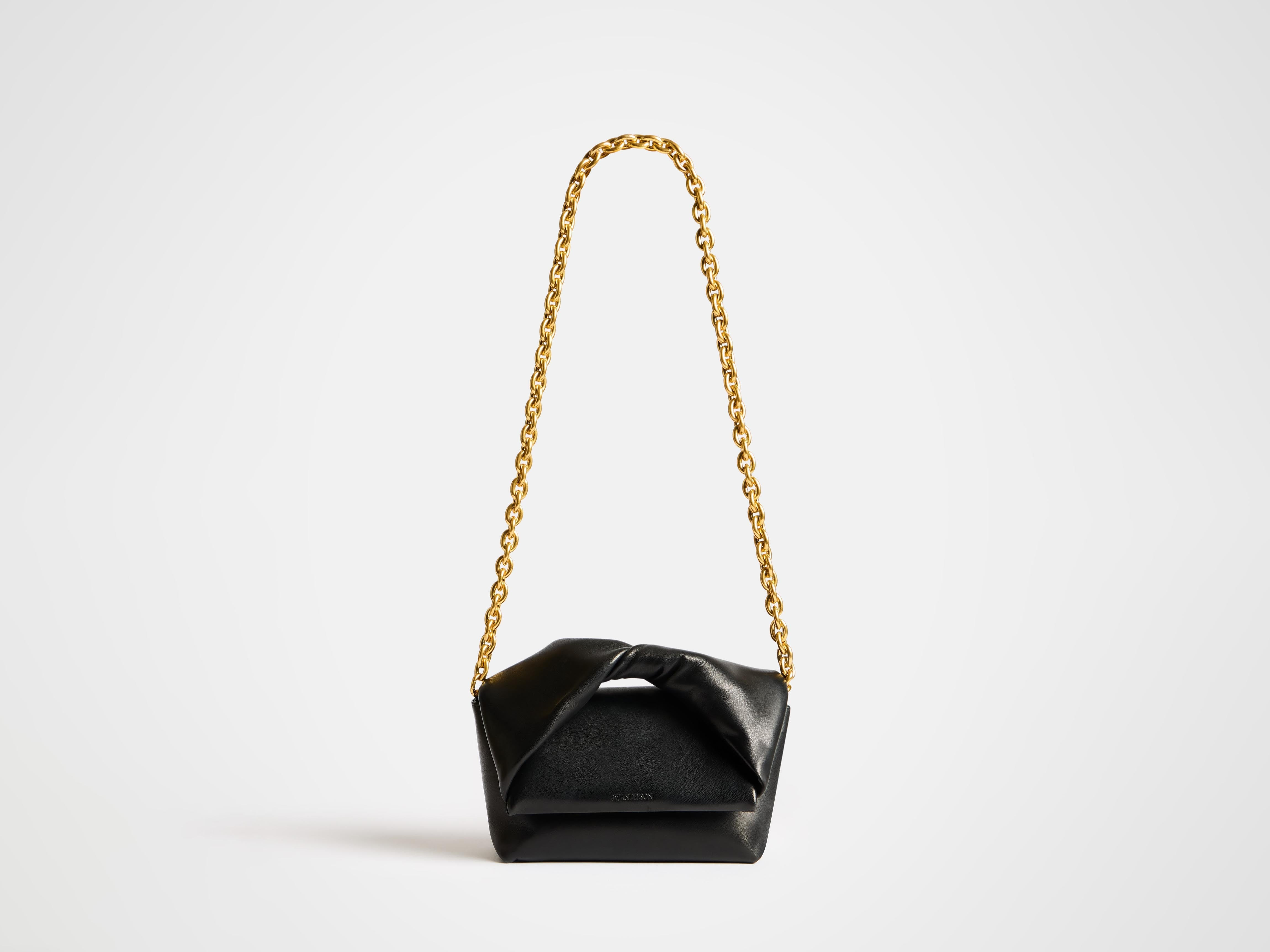 MEDIUM TWISTER BAG IN BLACK LEATHER - 6