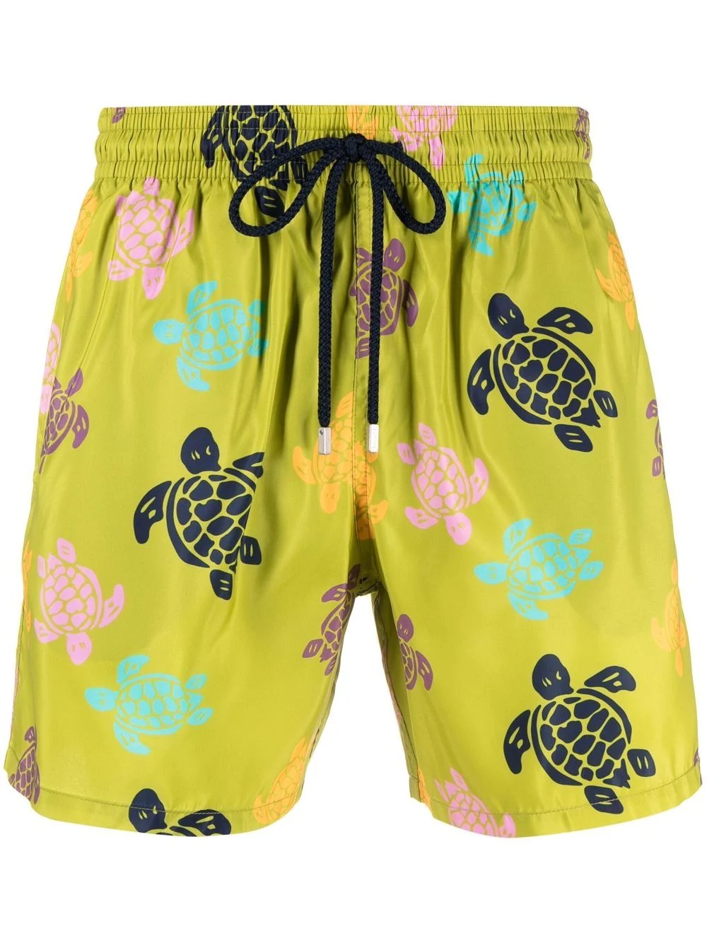 turtle-print swim shorts - 1