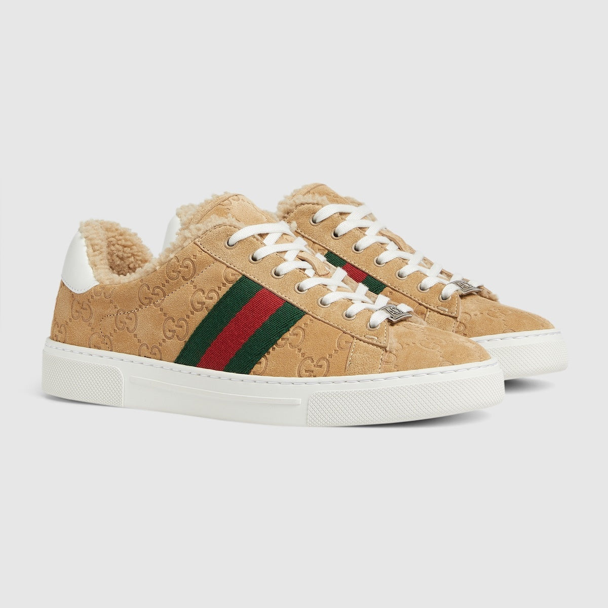 Gucci Ace Web Merino Sneakers - 2