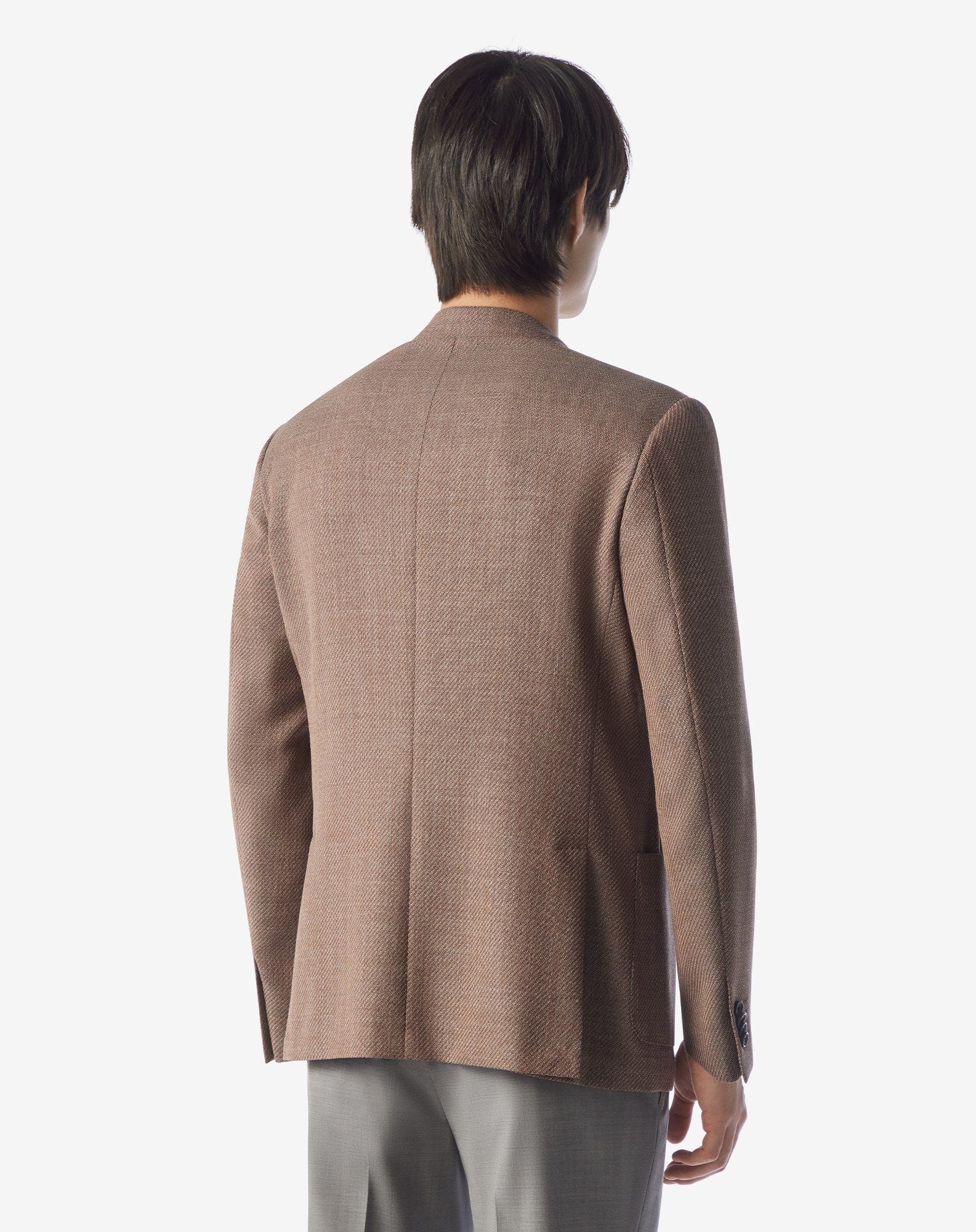 Brown pure wool jacket - 3