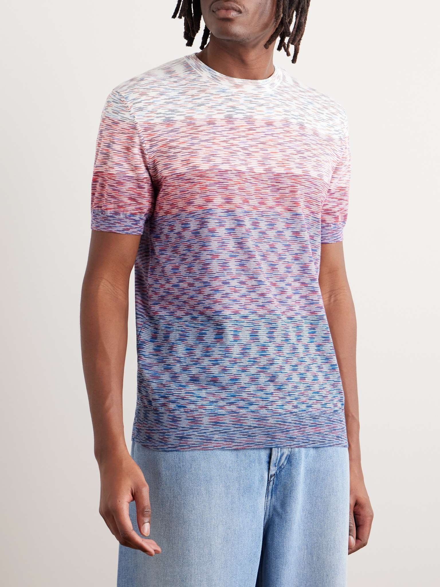 Space-Dyed Dégradé Cotton T-Shirt - 3