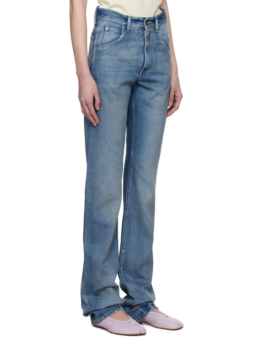 Blue 5 Pockets Jeans - 2