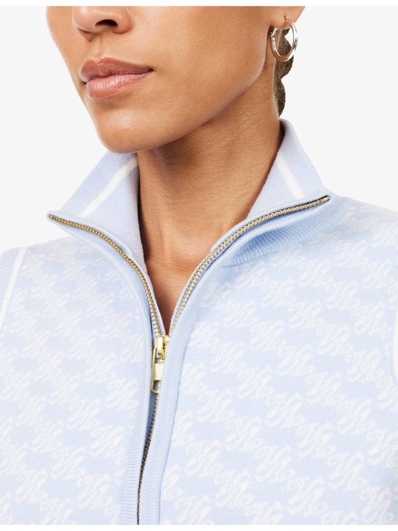 Vincent Half-Zip Knit Vest 5