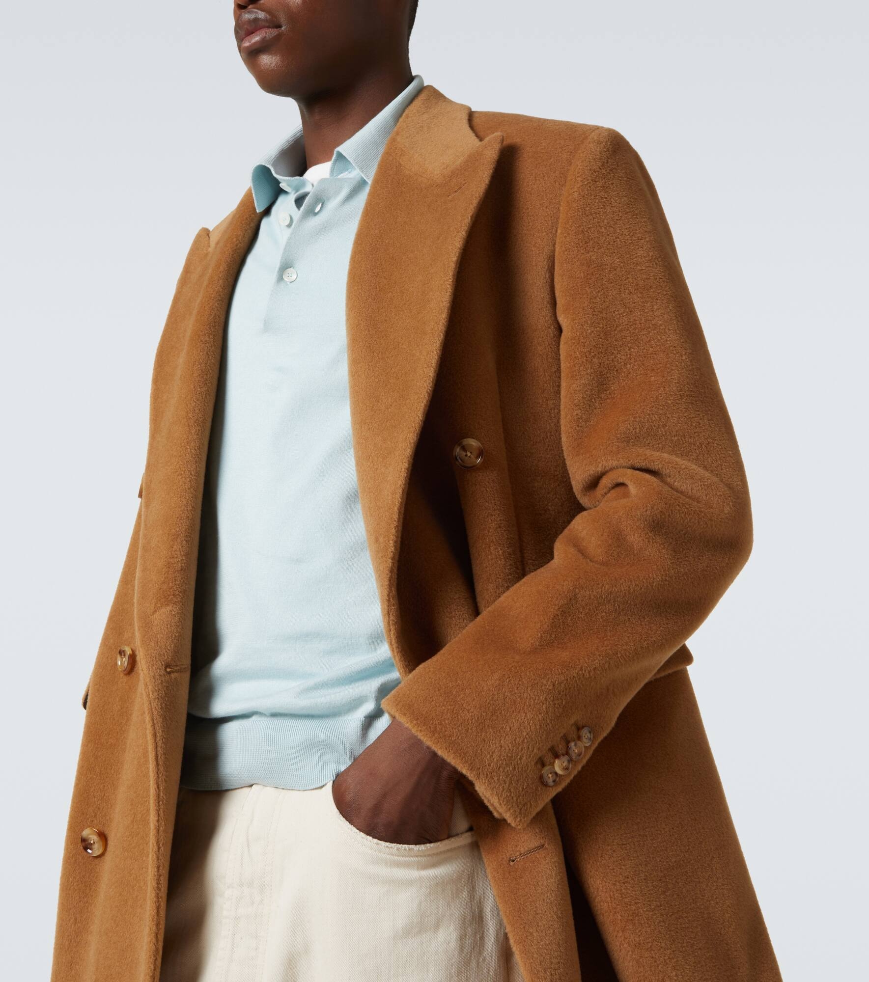 Virgin wool overcoat - 5