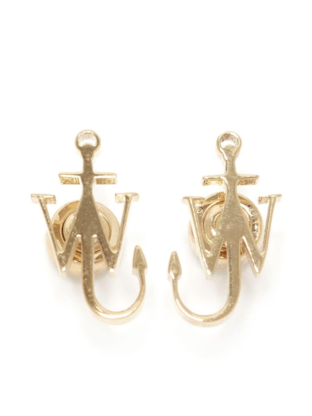 Anchor polished-finish earrings - 1