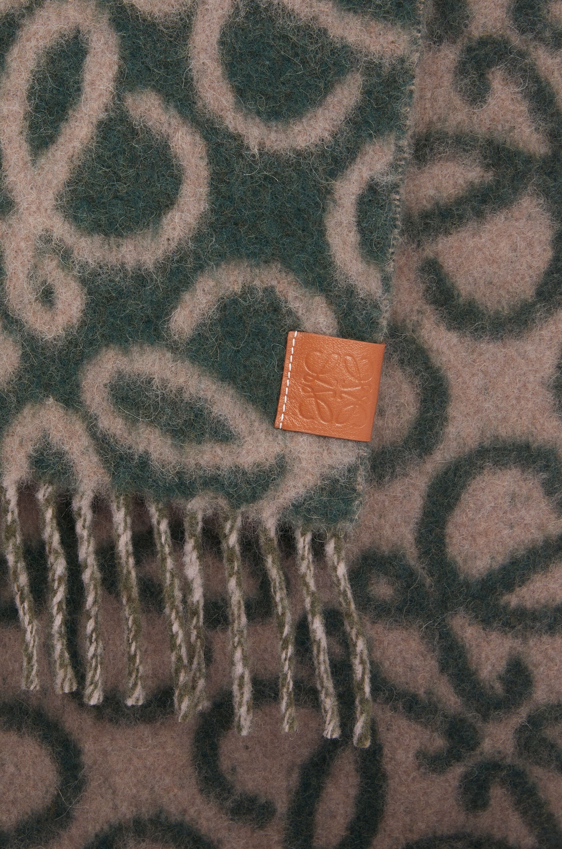 Anagram scarf in alpaca and wool - 5