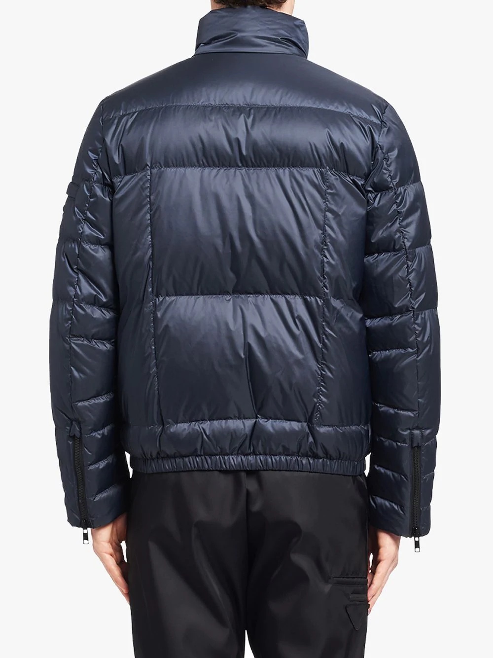 technical eggshell fabric puffer jacket - 4