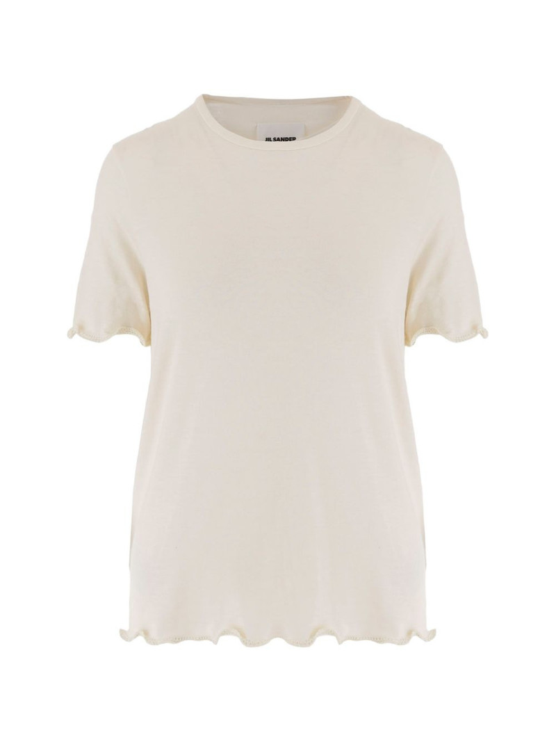 scalloped-trims T-shirt 1