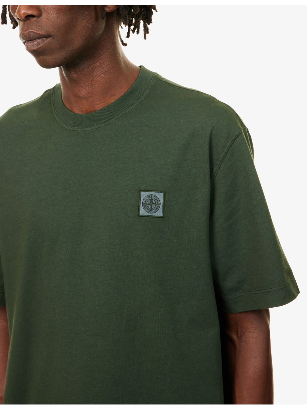 Brand-Patch Crewneck Cotton-Jersey T-Shirt - 5