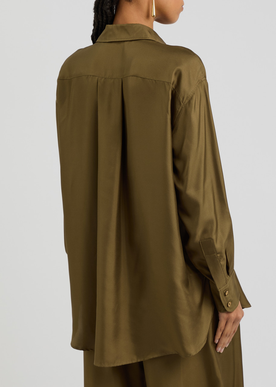 Zimmermann Crush Silk-twill Shirt - 3