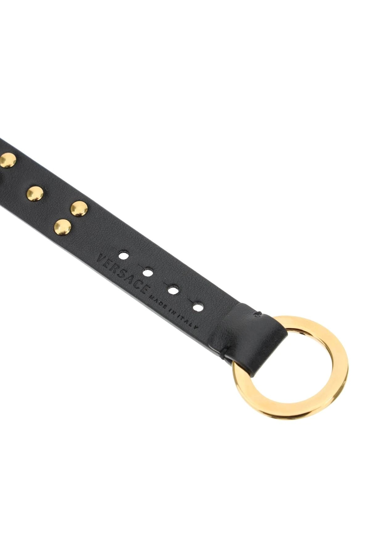 MEDUSA STUD LEATHER BRACELET - 5