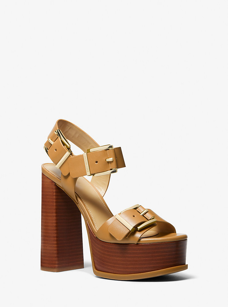 Colby Leather Platform Sandal 1