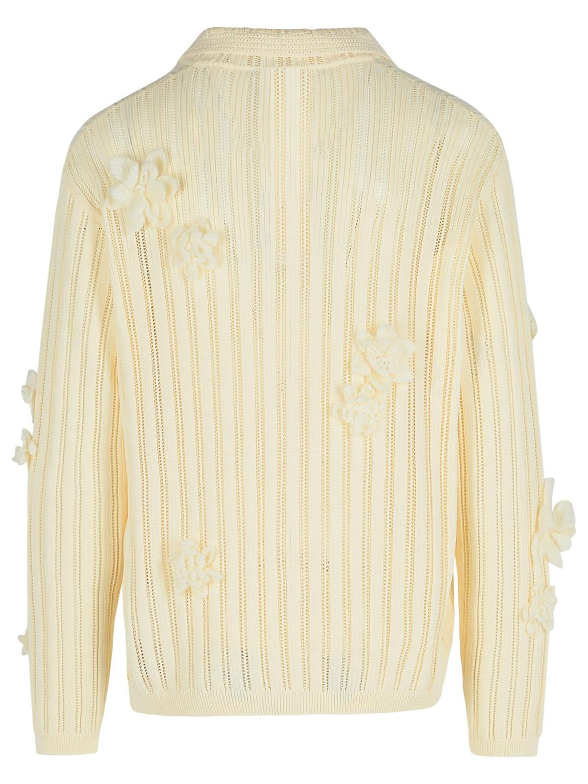 Casablanca Cream Cotton Shirt Men - 3