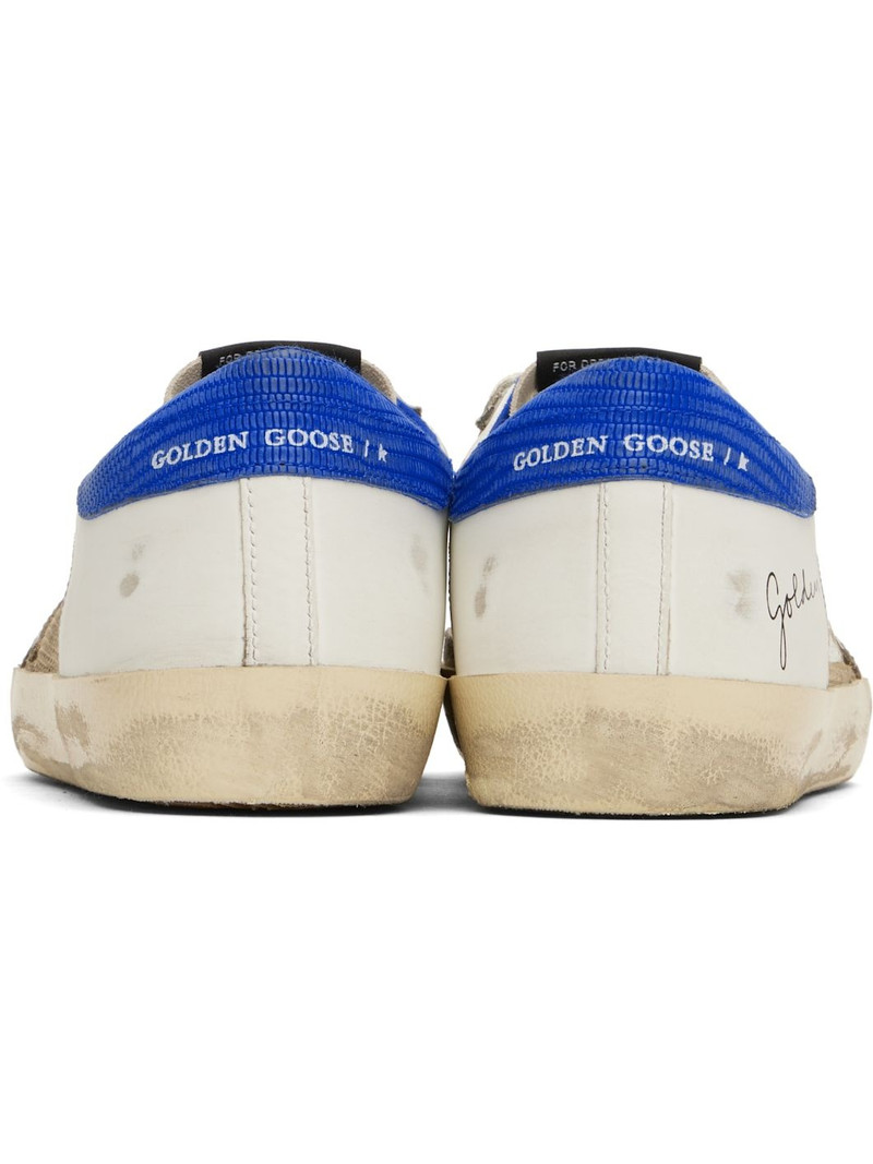 Beige & Off-White Super-Star Sneakers 2