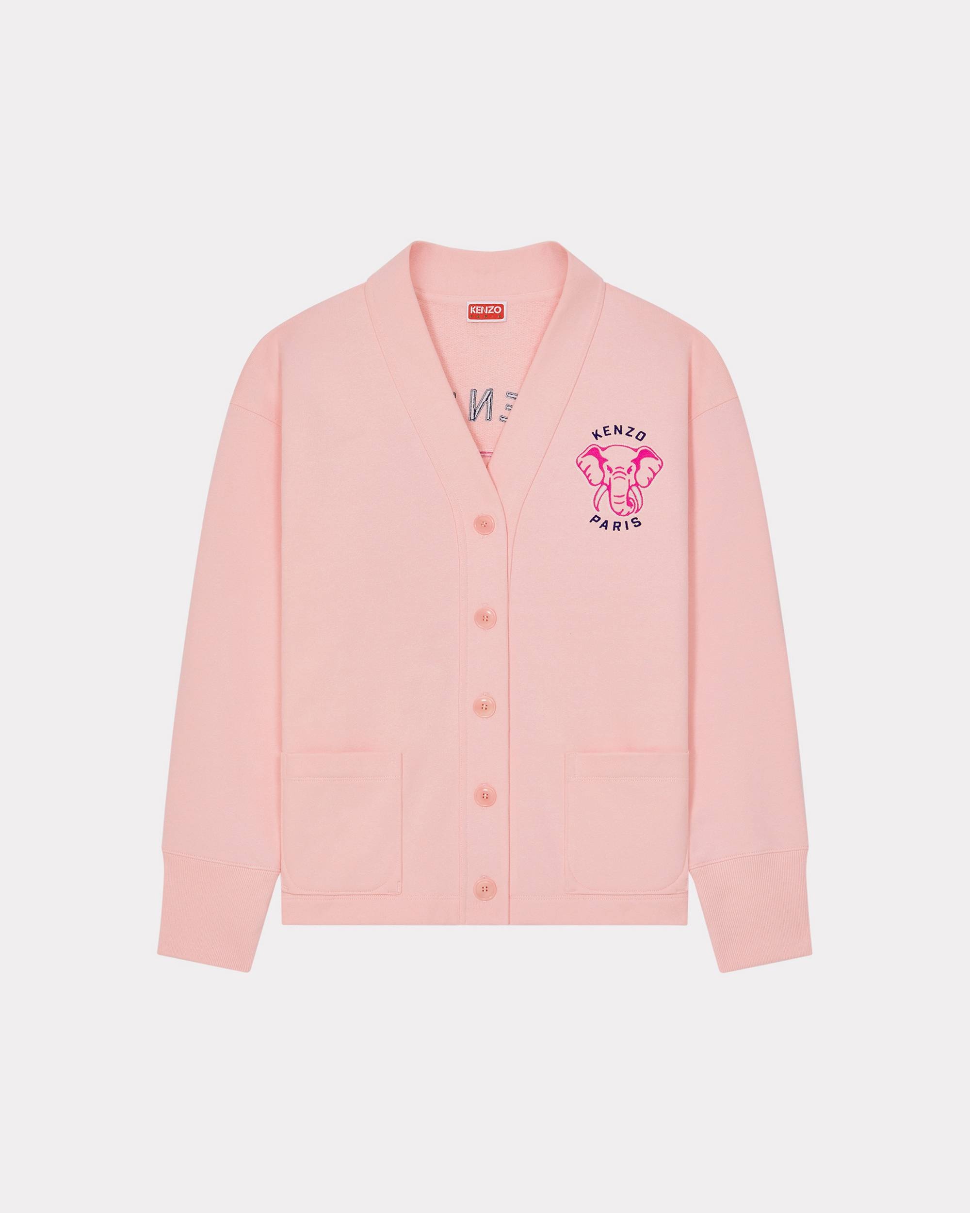 'KENZO Elephant' embroidered sweatshirt cardigan - 1