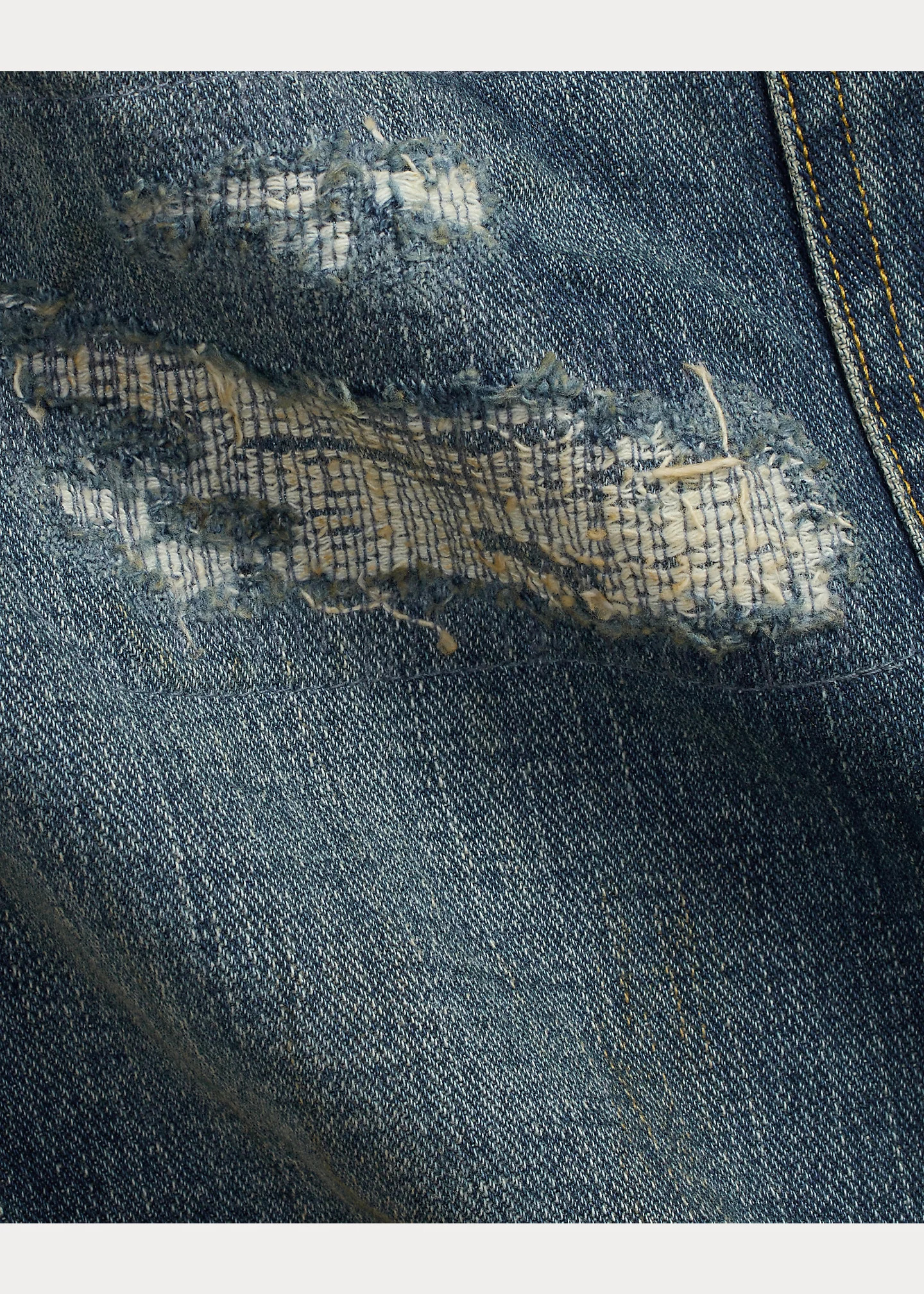 Straight Fit Brayton Distressed Jean - 6