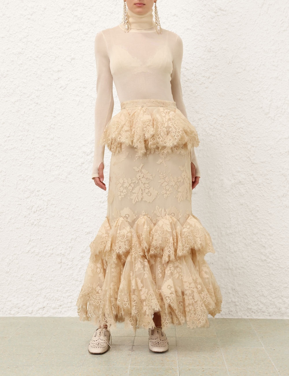 EDEN LACE HANDKERCHIEF SKIRT - 7
