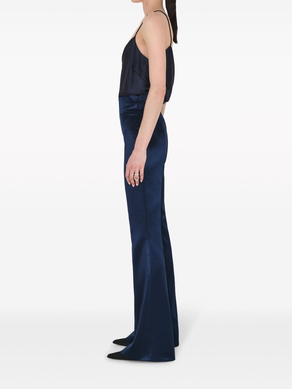 Sculpted flared trousers - 3