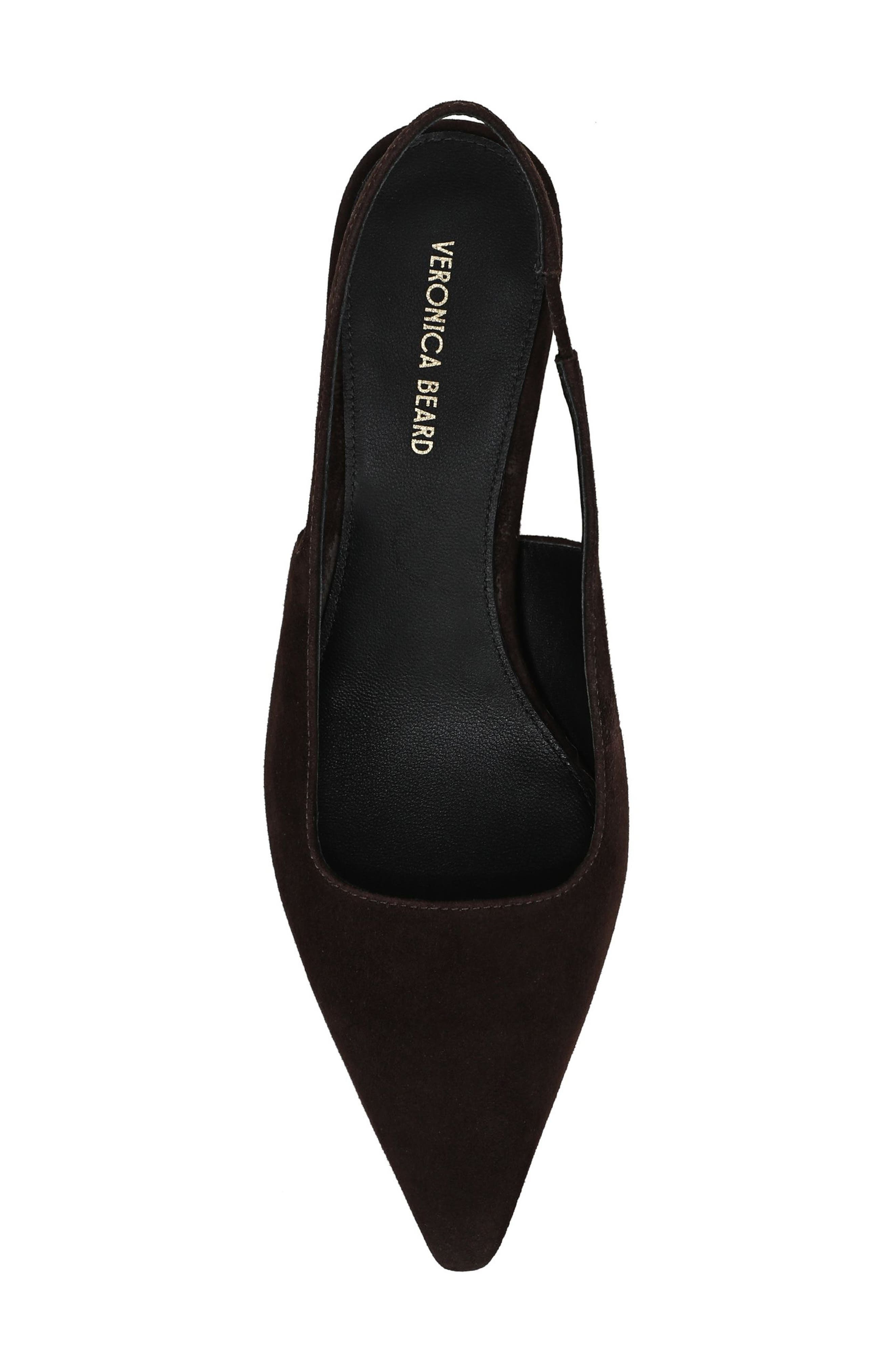 Veronica Beard Cashel Slingback Pointed Toe Pump in Espresso at Nordstrom - 5