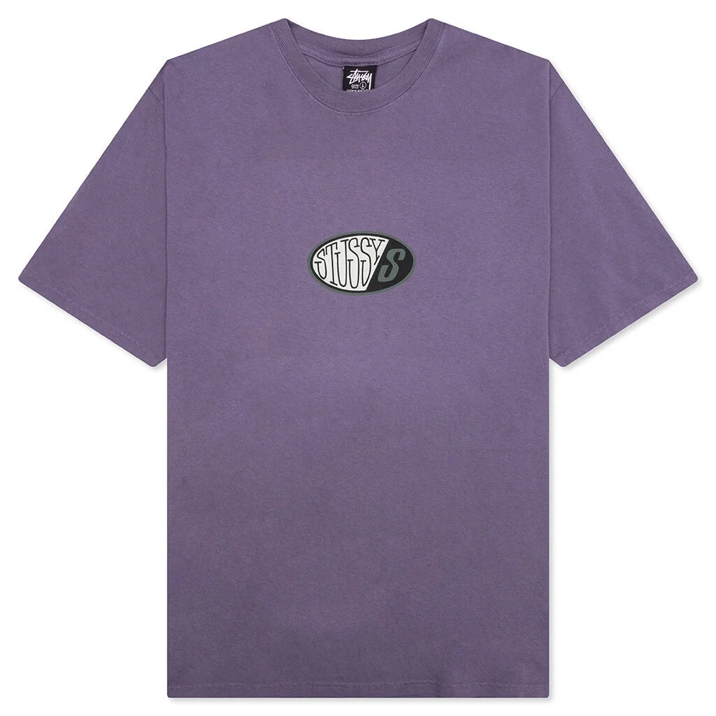 PITSTOP PIGMENT DYED TEE - GRAPE - 1