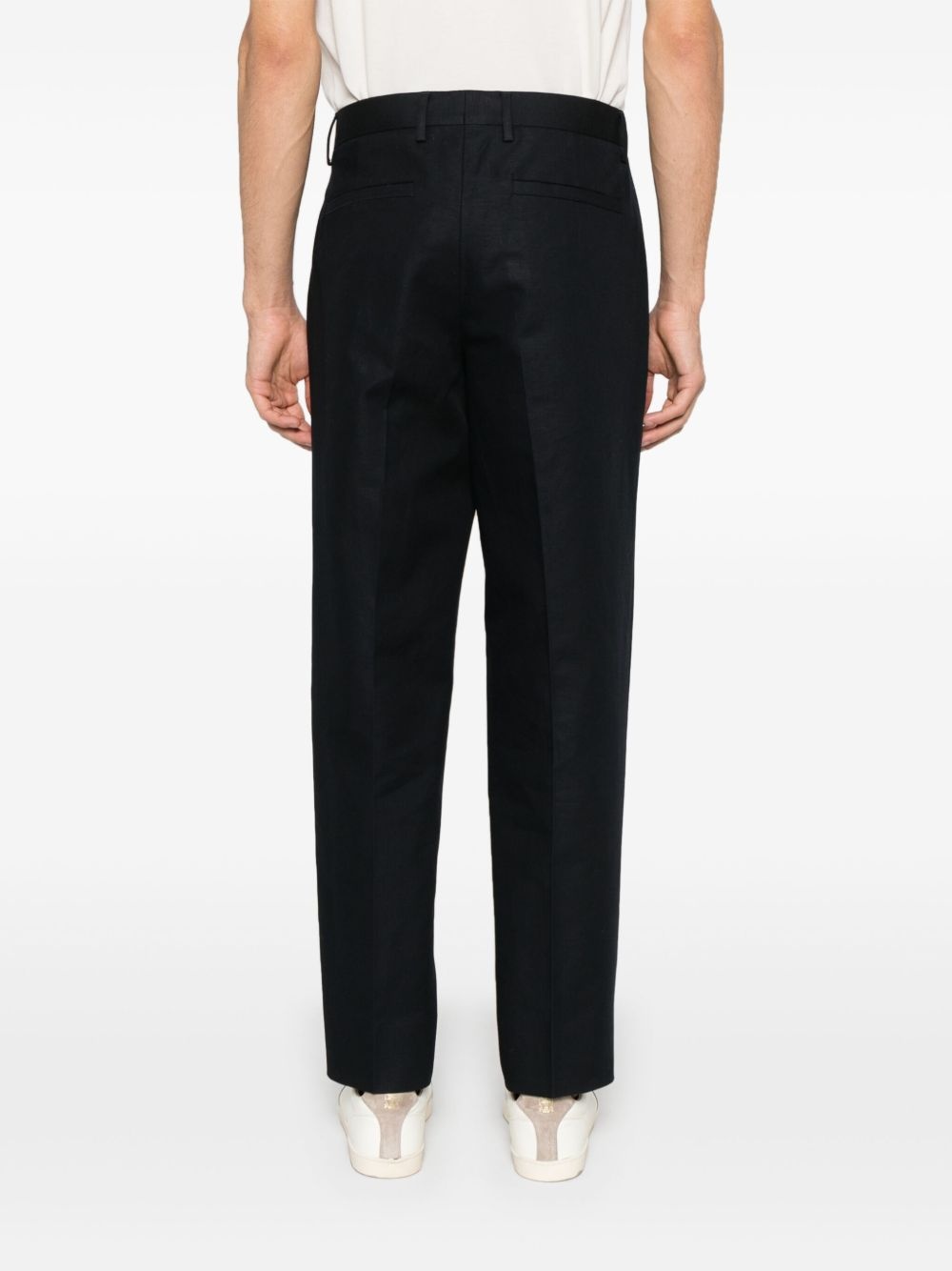 pleat-detail trousers - 4