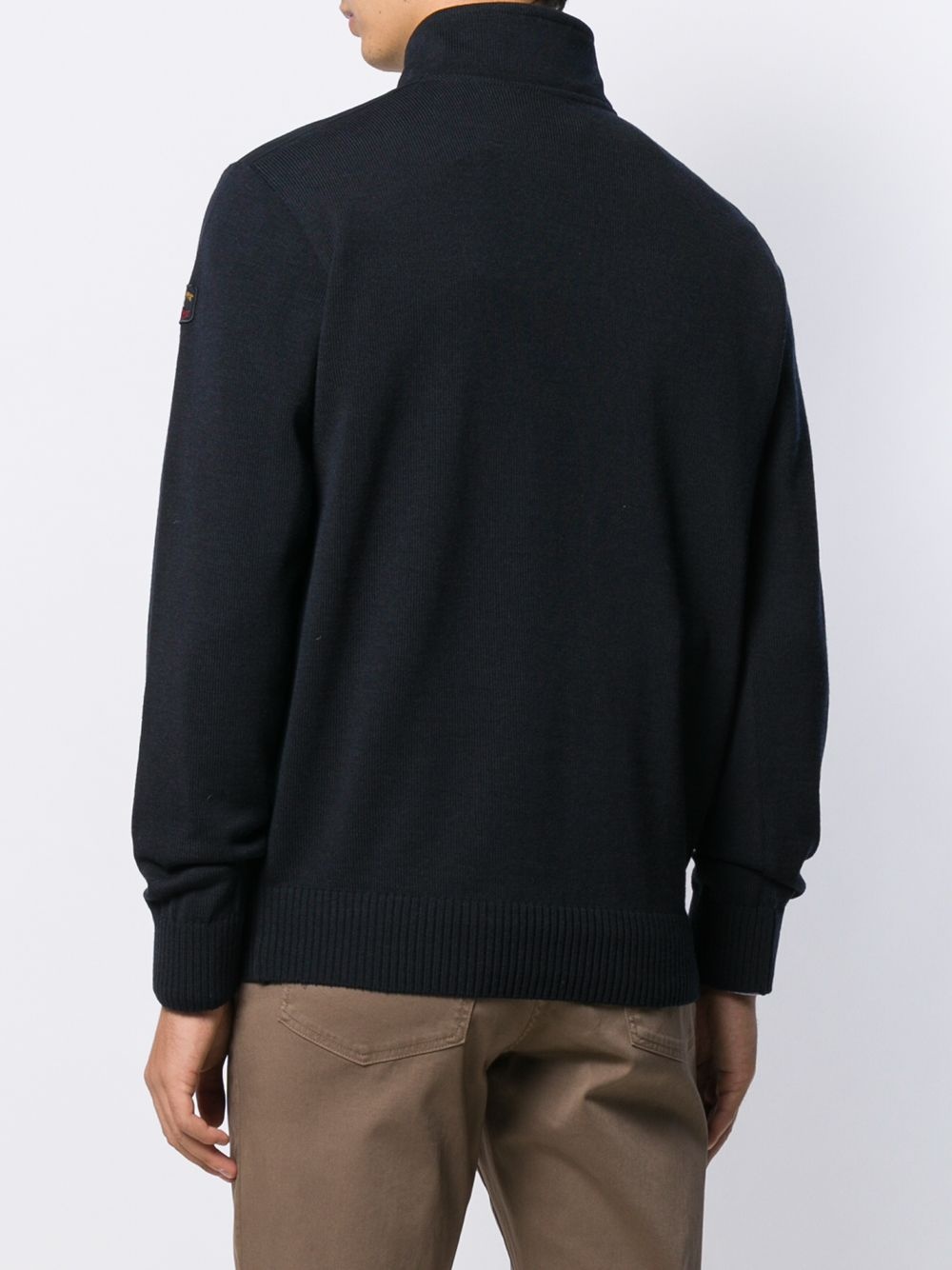 zipped wool sweater - 4